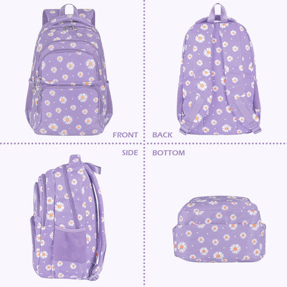 Goldwheat Daisy Backpack Set, 3pcs