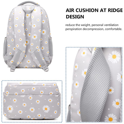 Goldwheat Daisy Backpack Set, 3pcs