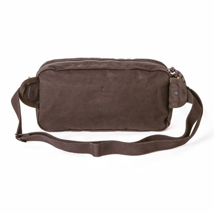GOOTIUM Men’s Canvas Crossbody Sling Bag, Khaki