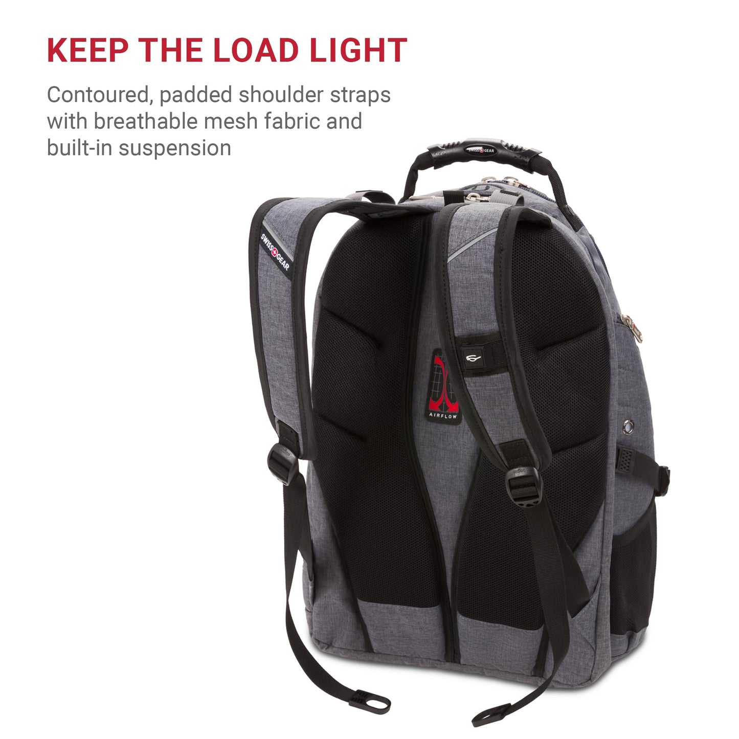 SwissGear 1900 ScanSmart TSA Laptop Backpack, 17" Black