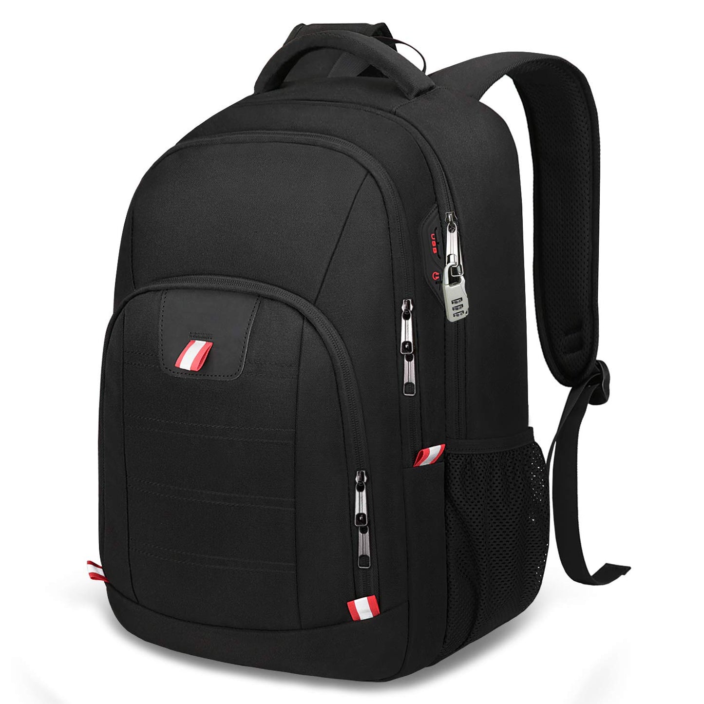 Travel Laptop Backpack, Black Backpack for Men and Women