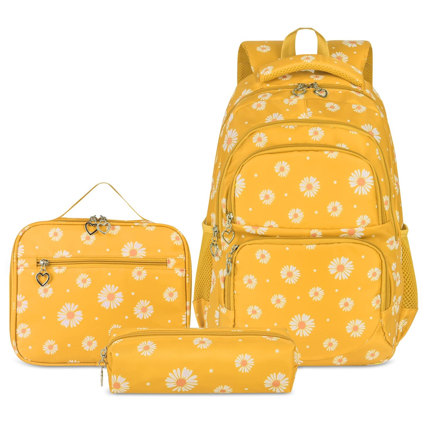 Goldwheat Daisy Backpack Set, 3pcs