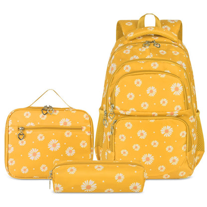 Goldwheat Daisy Backpack Set, 3pcs