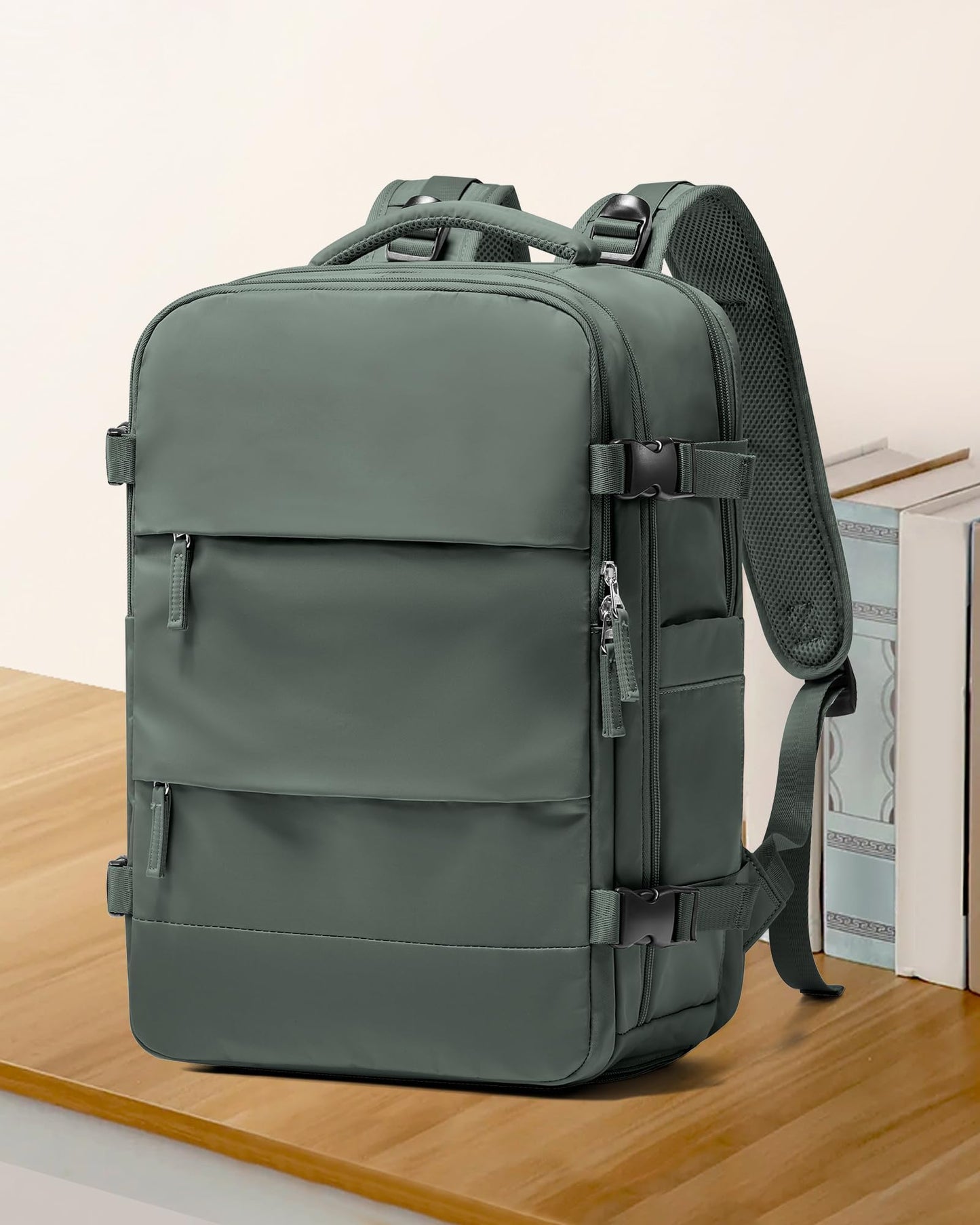 Coowoz Waterproof Travel Backpack, Peacock Blue