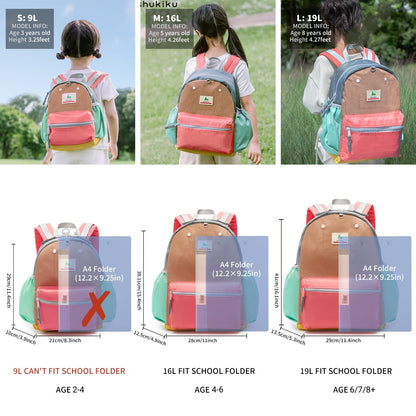 15 Inch Kids Backpack for School & Travel, Medium