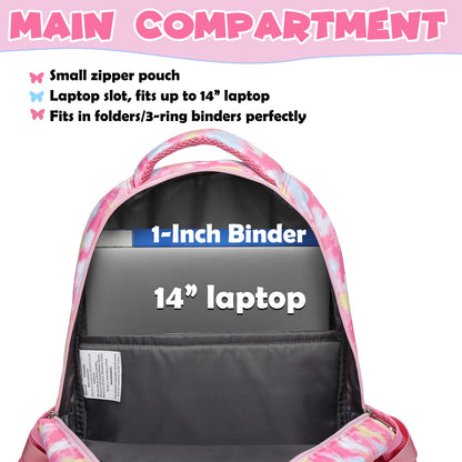 BLUEFAIRY 17" Kids Backpack for Boys