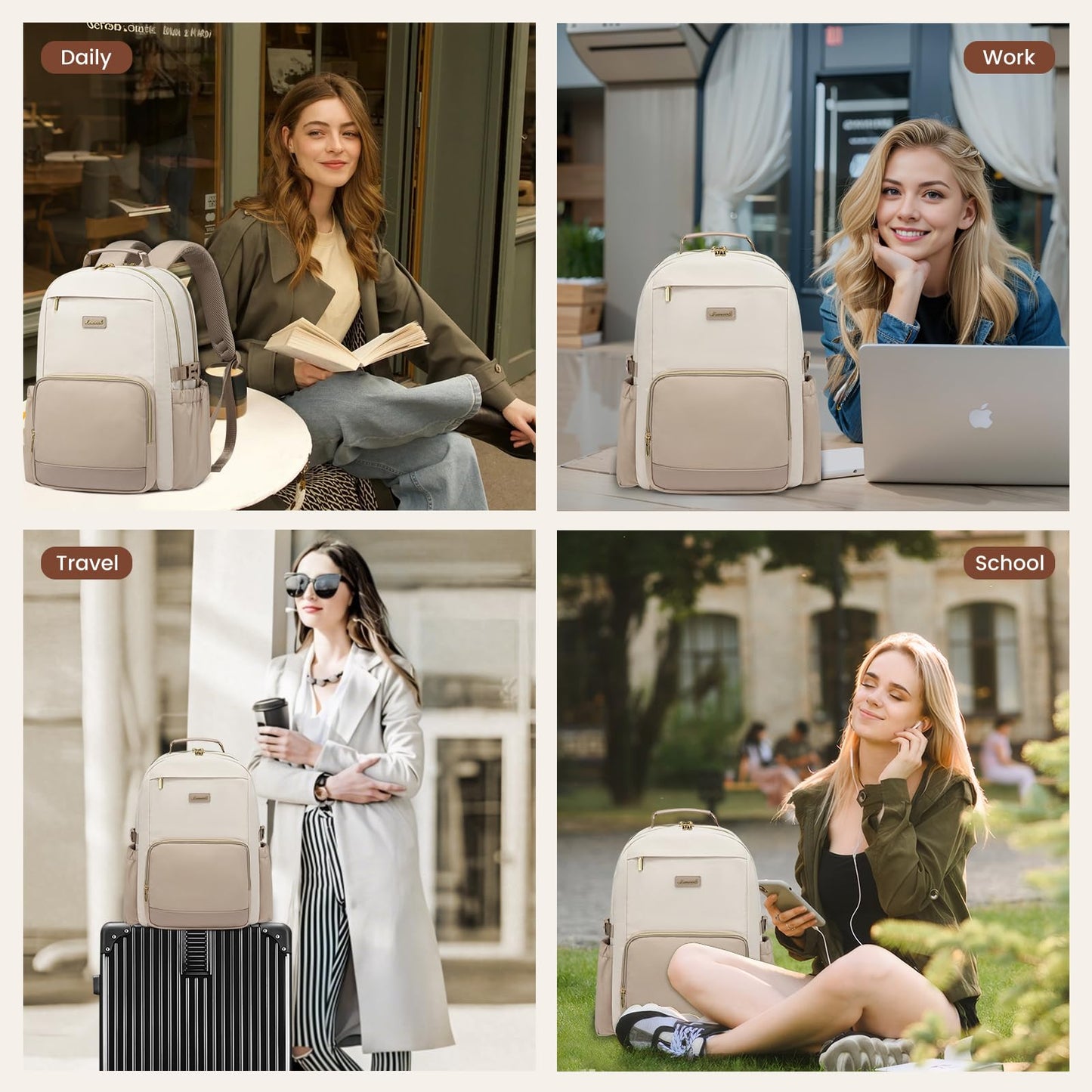LOVEVOOK Laptop Backpack for Women