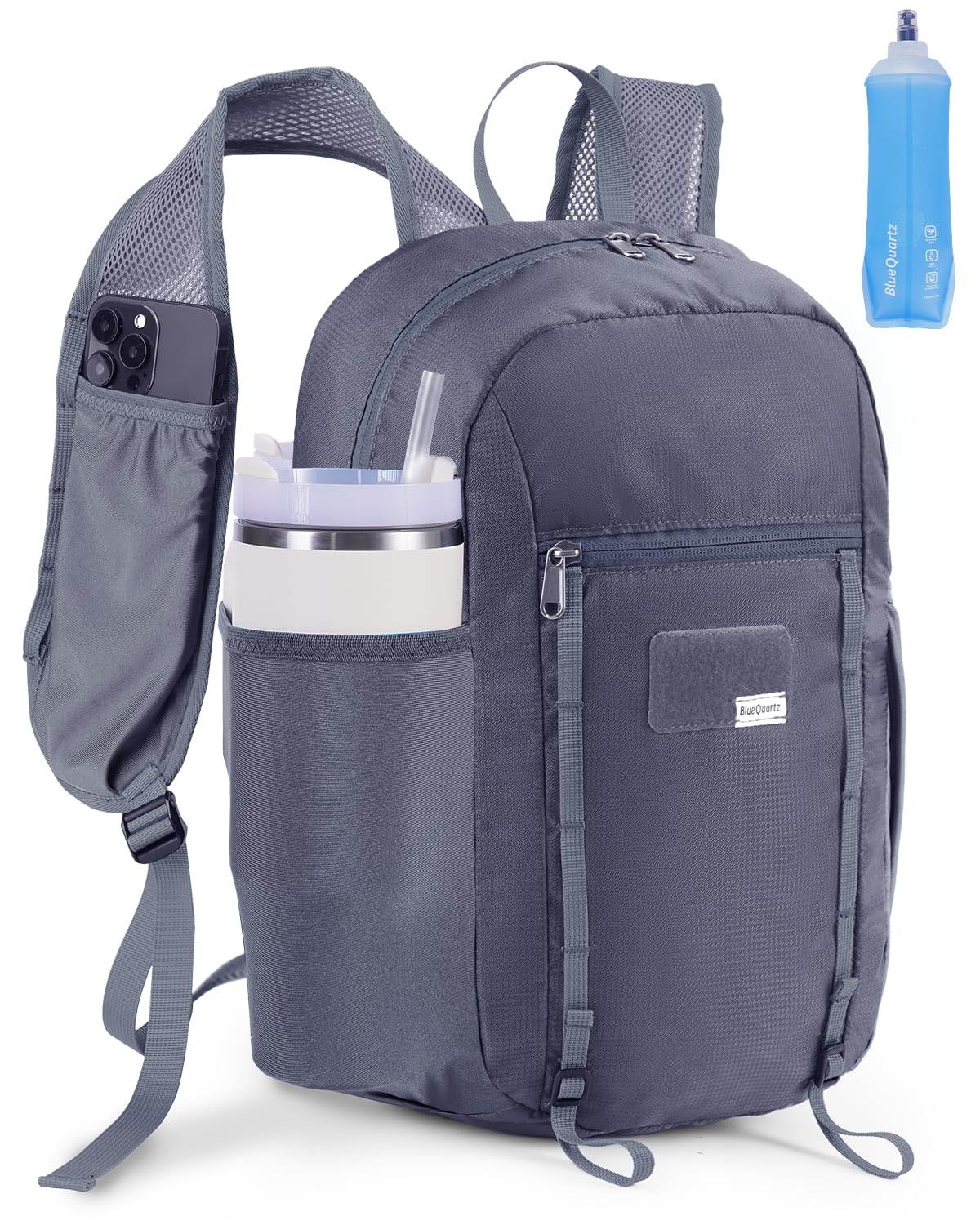 Blue Quartz 15L Ultralight Hiking Backpack, Foldable