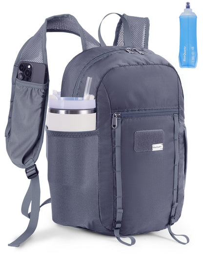 Blue Quartz 15L Ultralight Hiking Backpack, Foldable