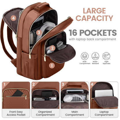 LOVEVOOK 17.3" Laptop Backpack for Women