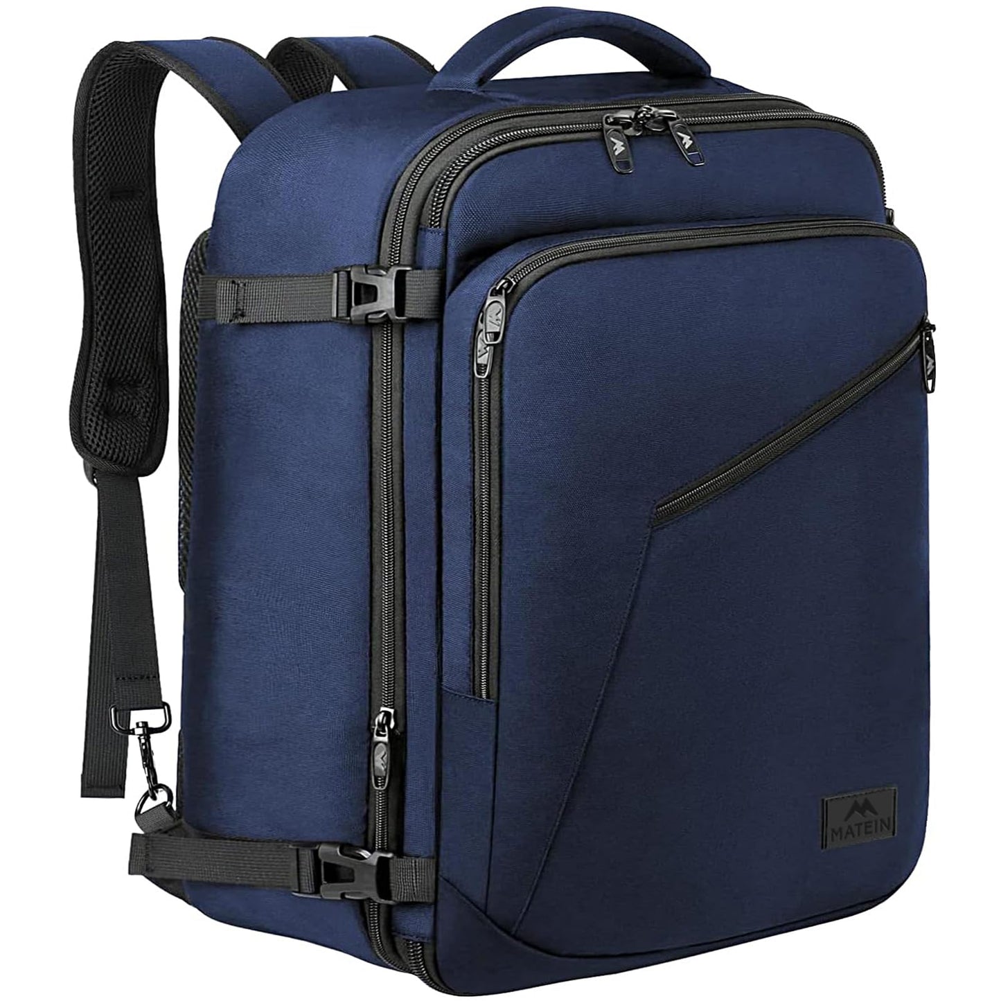 MATEIN 40L Carry-On Travel Backpack, Black
