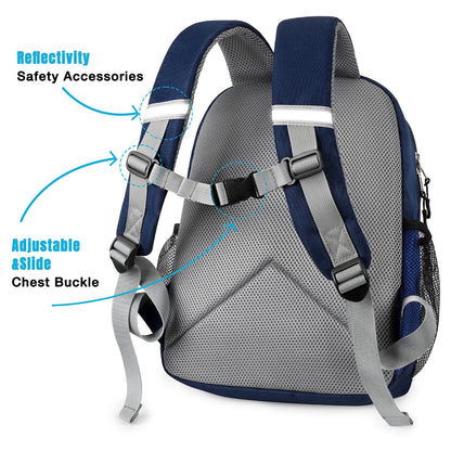 STEAMEDBUN Kindergarten Backpack for Boys, Age 3-6