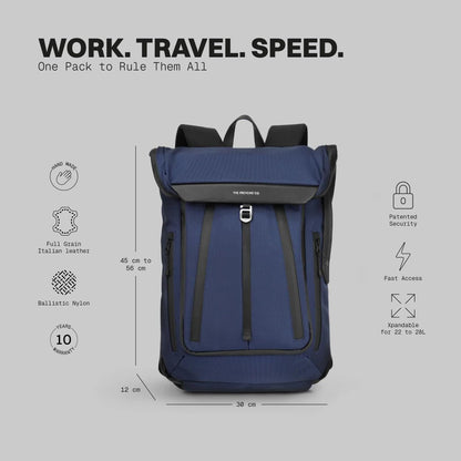 Frenchie Co. Laptop Backpack – Expandable