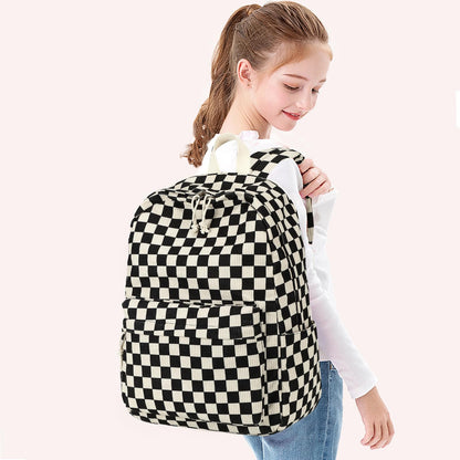 School Backpack for Teen Girls & Women, Corduroy