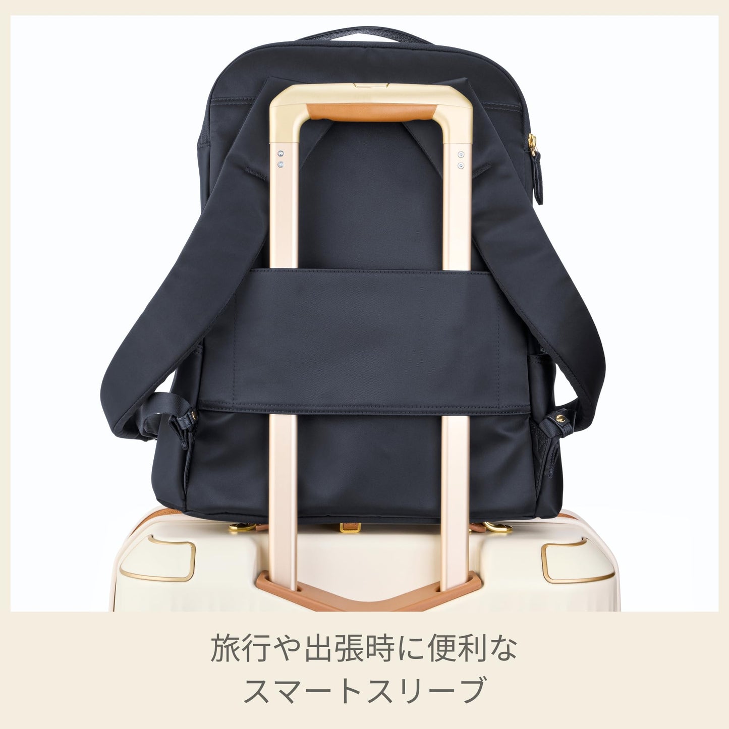 hartmann(ハートマン) Women's Backpack, Beige (Taupe), One Size