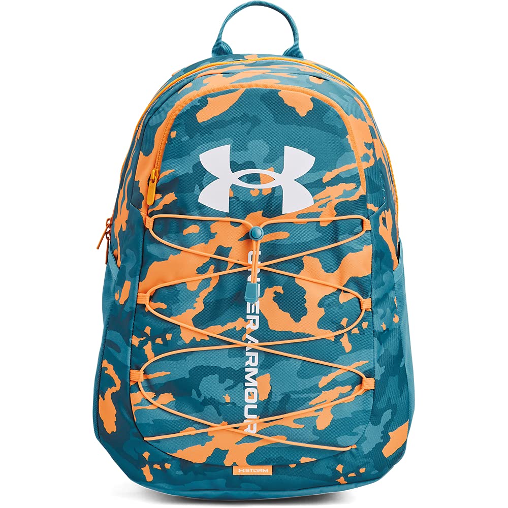Under Armour Hustle Sport Backpack, Black/Silver