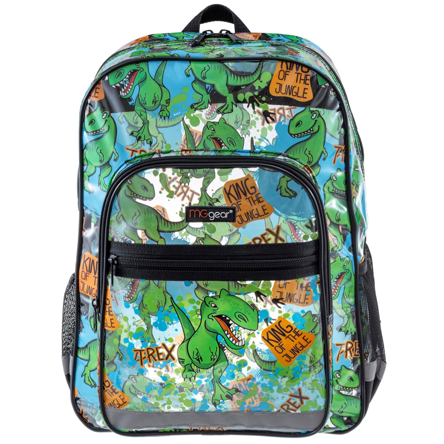 20-Pack 16" Clear Dinosaur Kids Backpacks