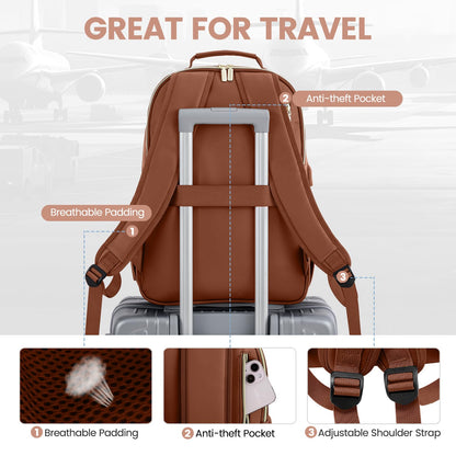 LOVEVOOK 17.3" Laptop Backpack for Women
