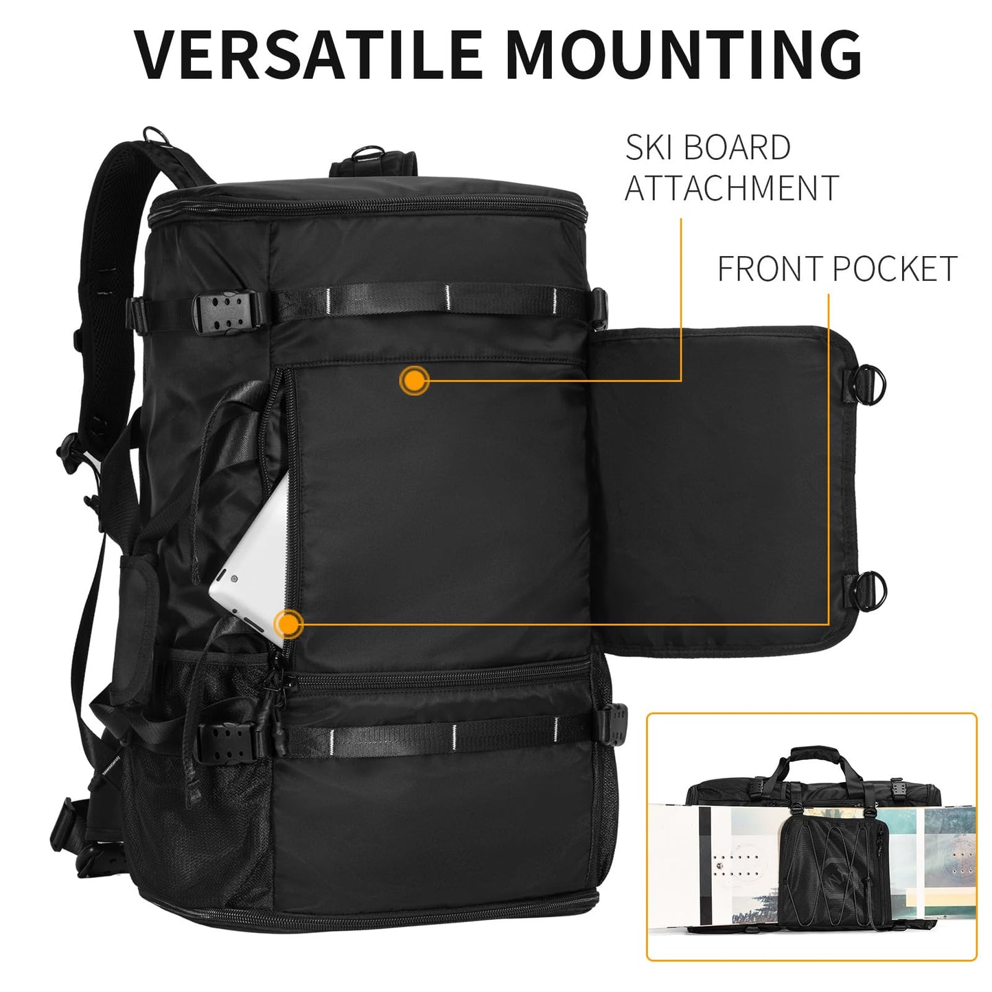 Travel Convertible Backpack & Duffle Bag