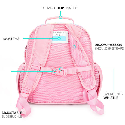 mibasies Girls Backpack 5-8: Lightweight Kids