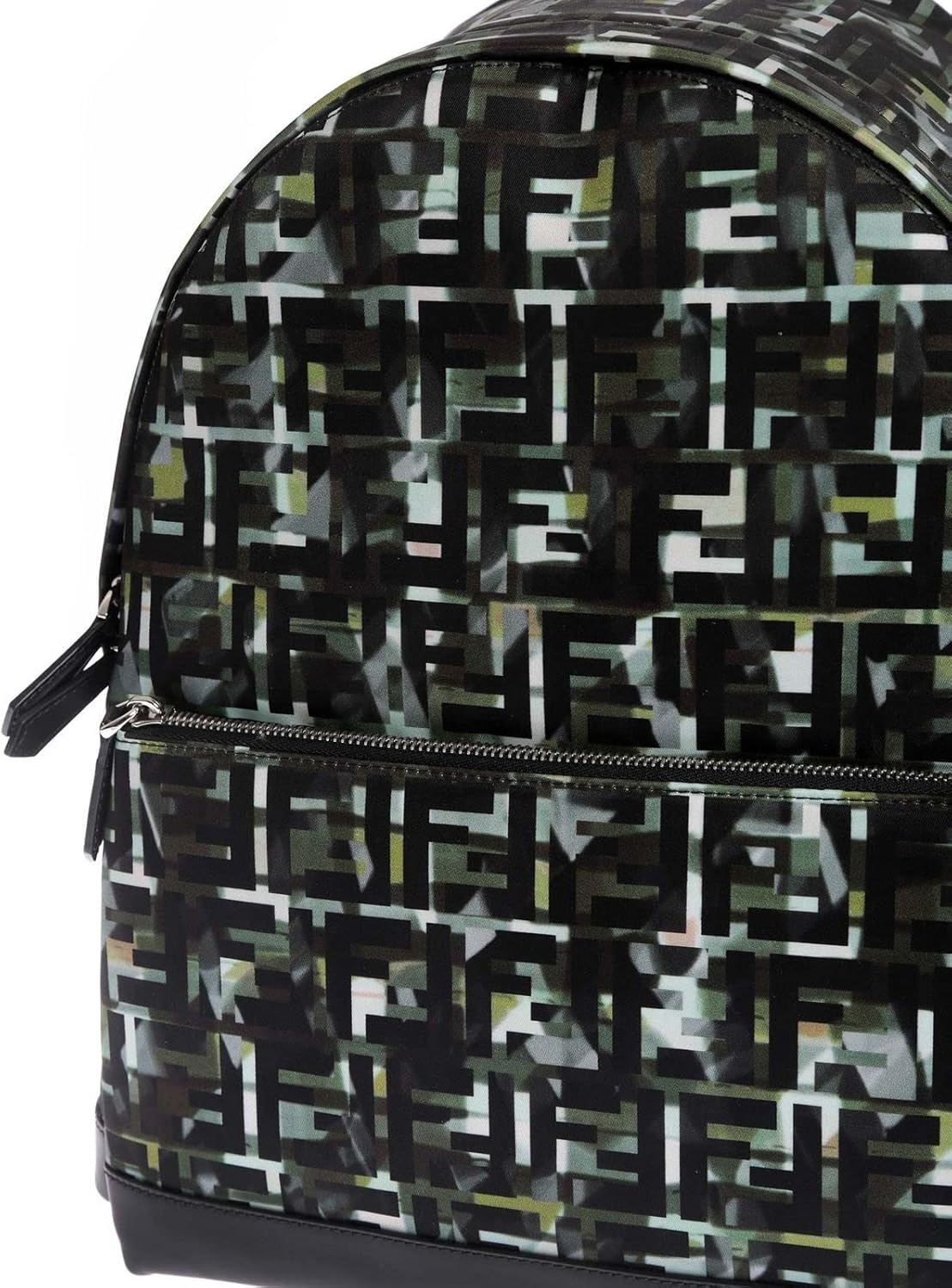 Fendi FF Multicolor FF Camouflage Backpack 8BT298
