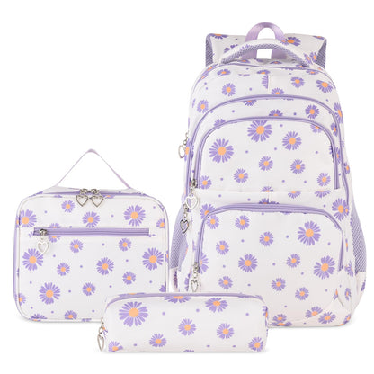 Goldwheat Daisy Backpack Set, 3pcs