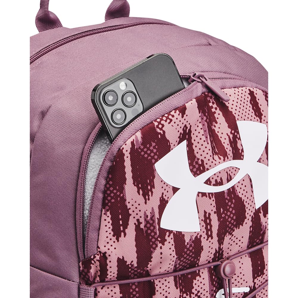 Under Armour Hustle Sport Backpack, Black/Silver
