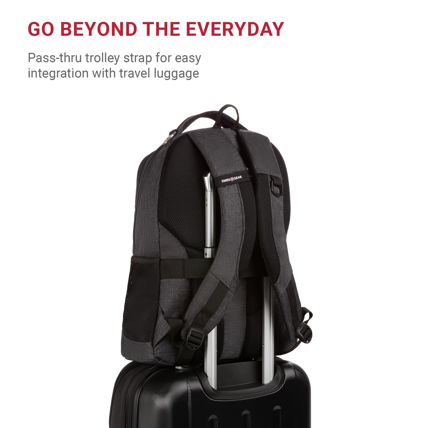 SwissGear Cecil 5505 Laptop Backpack, Pastel Brown/Black, 18-Inch