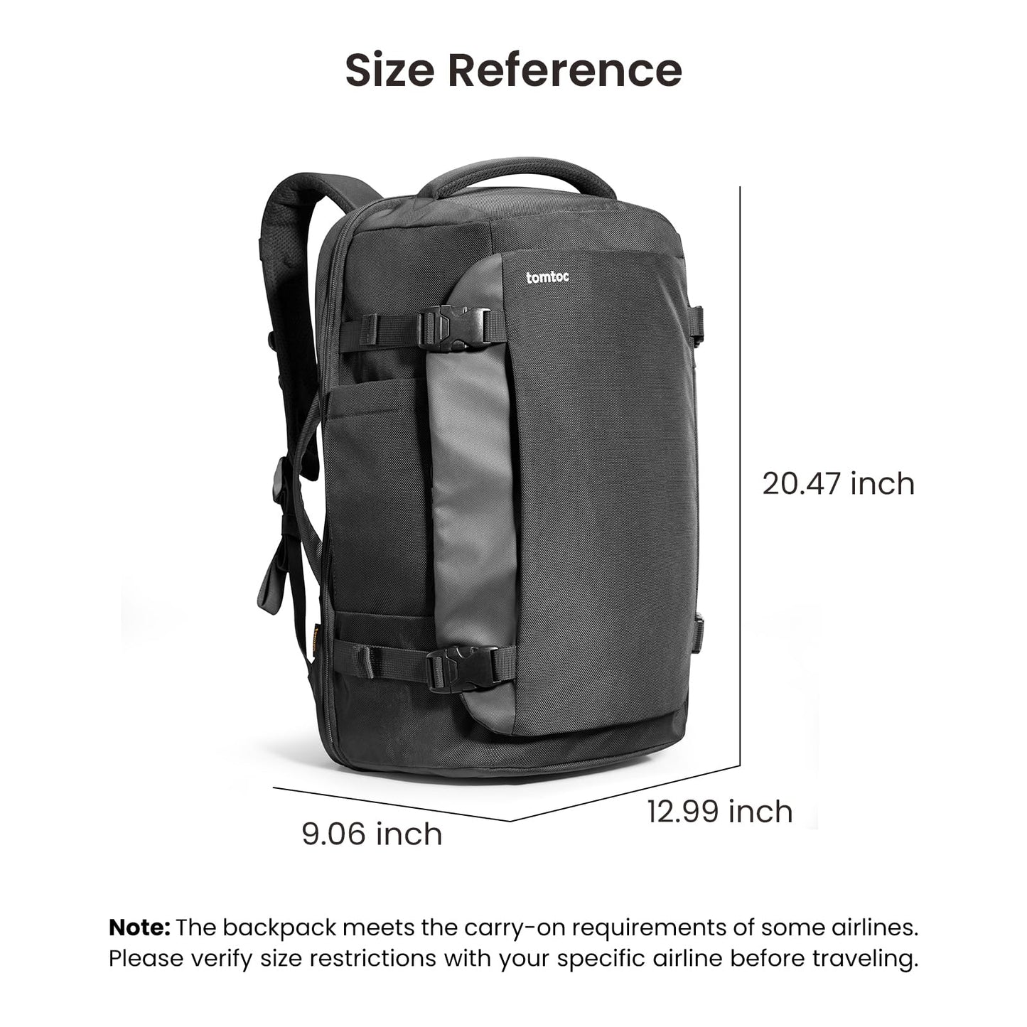 tomtoc 40L Laptop Backpack