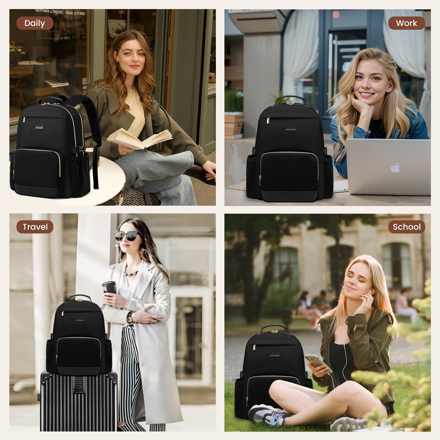 LOVEVOOK Laptop Backpack for Women