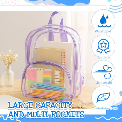 Aliceset 9" Clear Backpacks – 100 Pack
