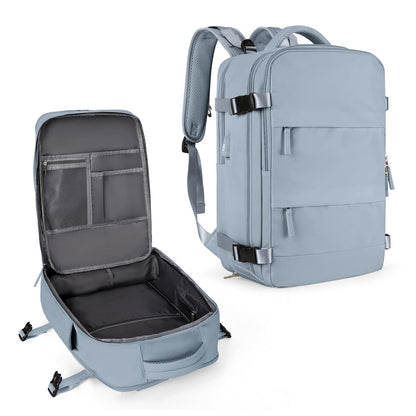 Coowoz Waterproof Travel Backpack, Peacock Blue