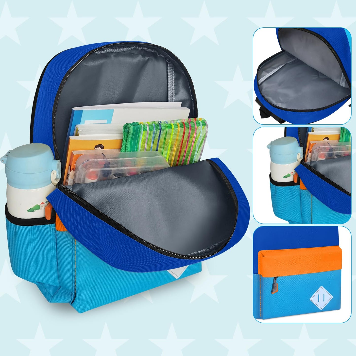 Toddler Kids Backpack for Preschool, Treasure Blue