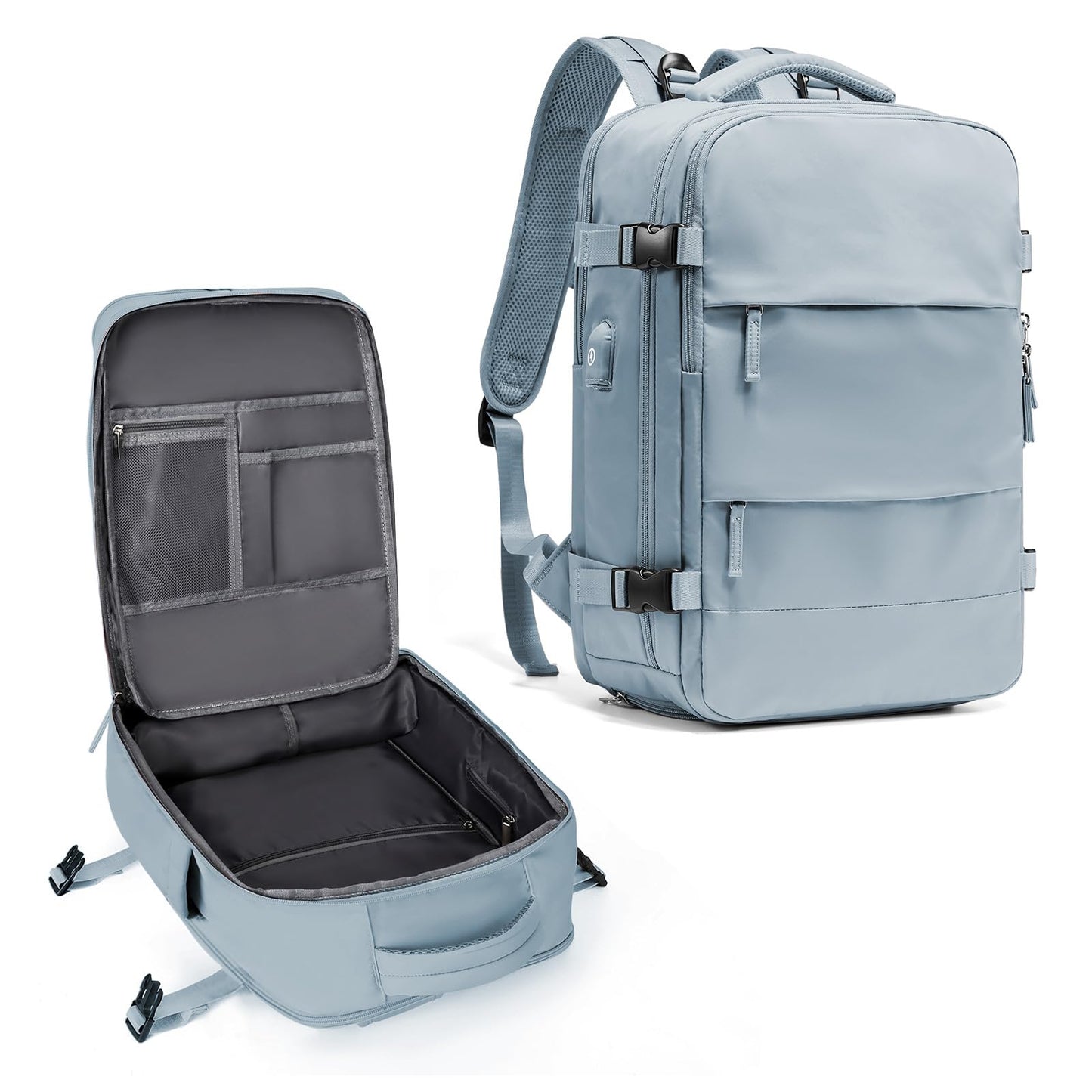 Coowoz Waterproof Travel Backpack, Peacock Blue