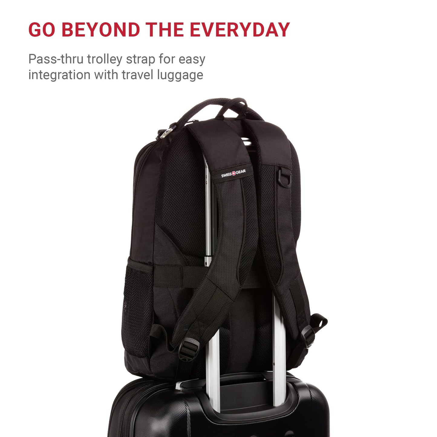 SwissGear Cecil 5505 Laptop Backpack, Pastel Brown/Black, 18-Inch
