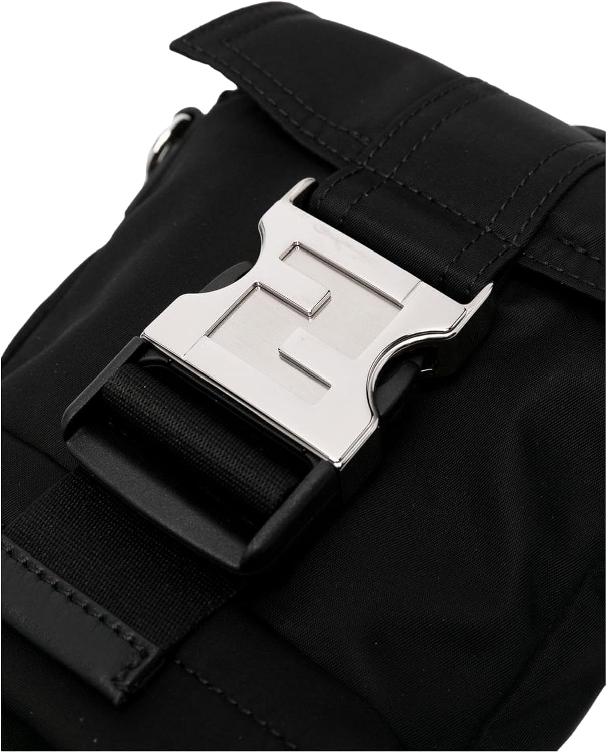 FENDI Fendiness Mini Nylon Backpack, Black