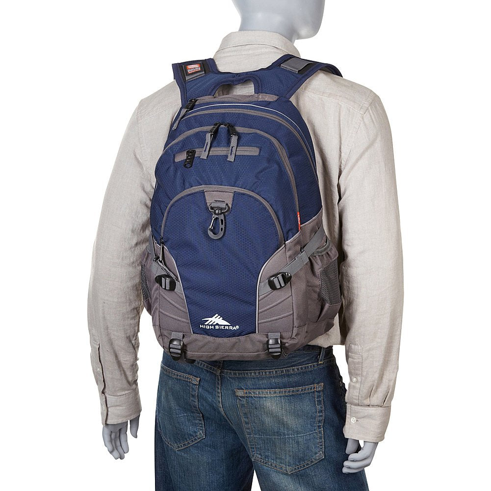 High Sierra Loop Backpack with Tablet Sleeve, Black