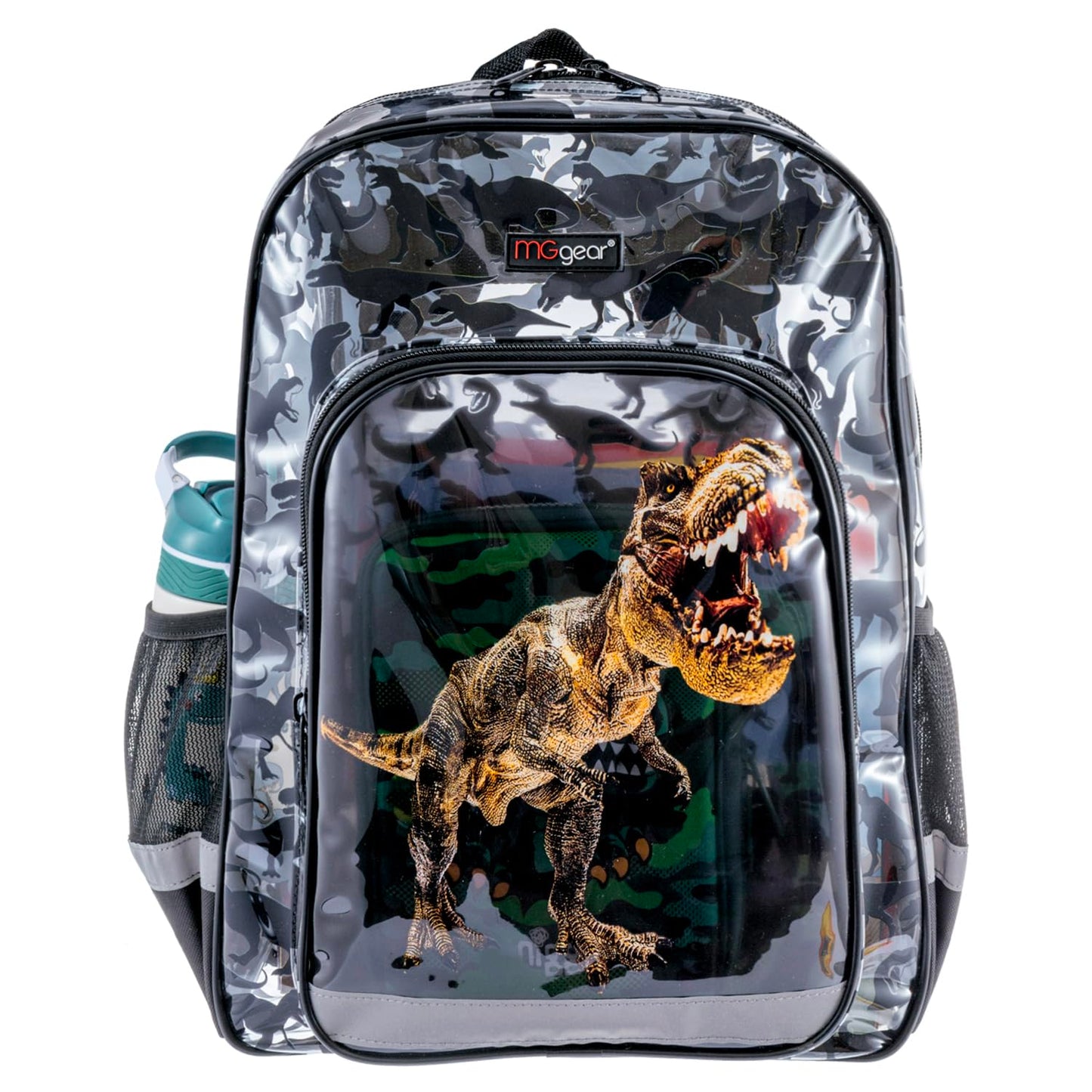 20-Pack 16" Clear Dinosaur Kids Backpacks