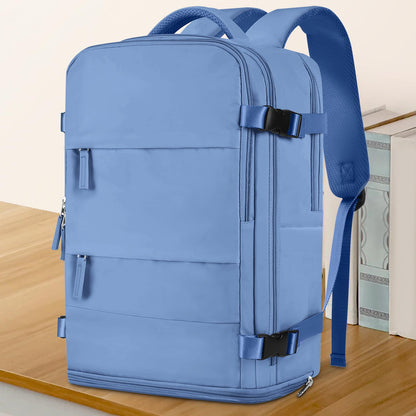 Coowoz Waterproof Travel Backpack, Peacock Blue