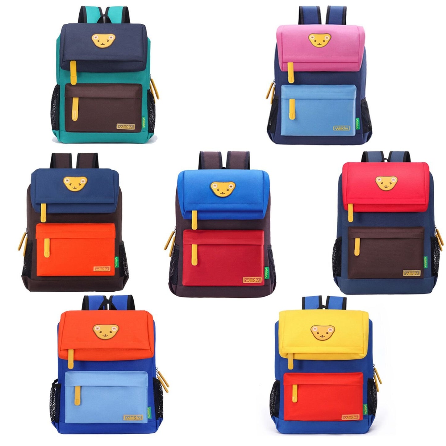 Cute Bear Kids School Backpack, Medium