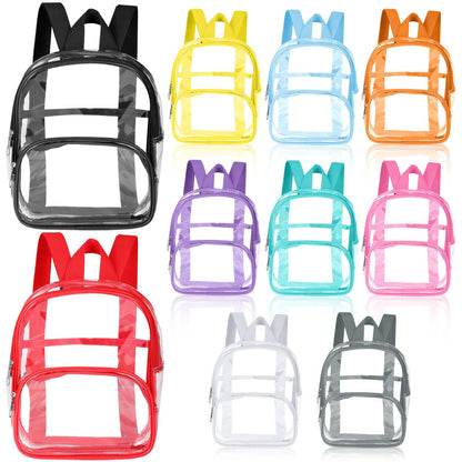 Aliceset 9" Clear Backpacks – 100 Pack