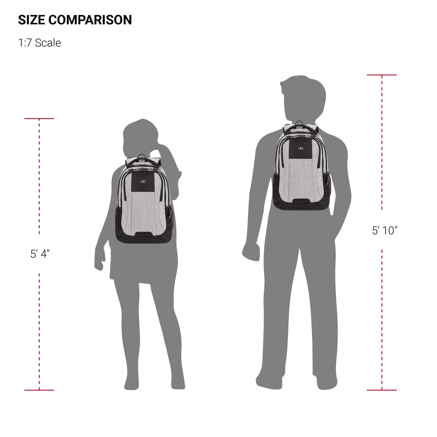 SwissGear Cecil 5505 Laptop Backpack, Pastel Brown/Black, 18-Inch