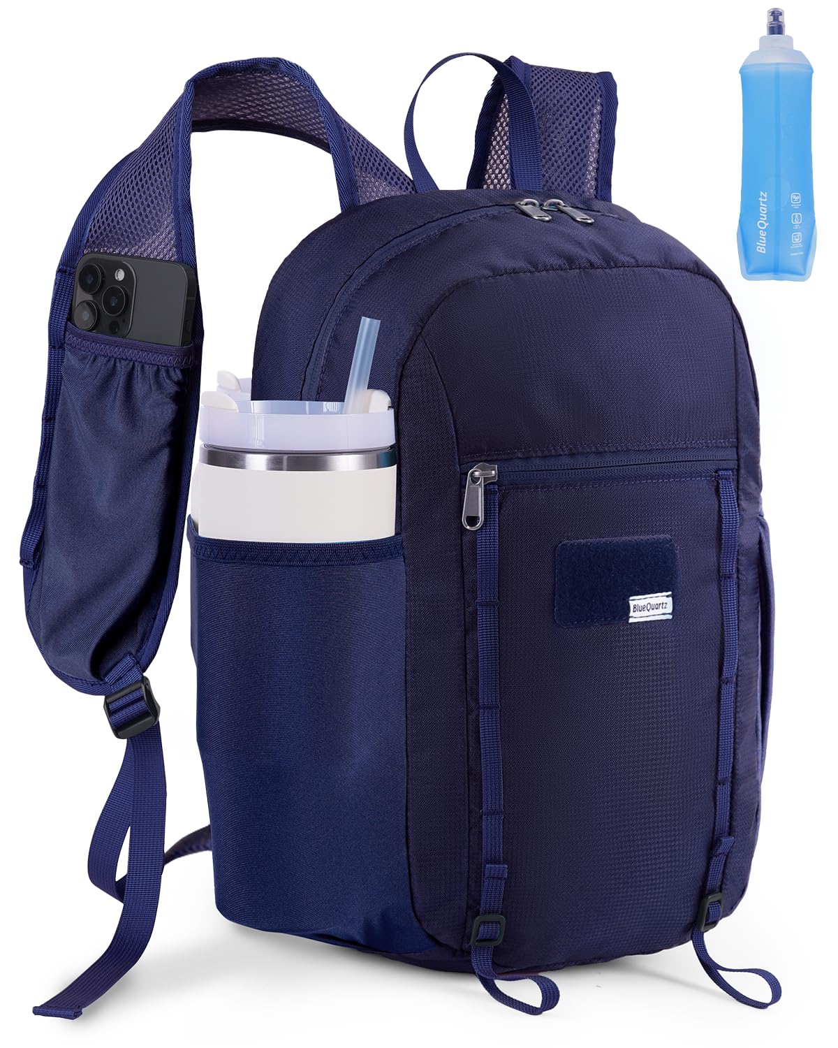 Blue Quartz 15L Ultralight Hiking Backpack, Foldable