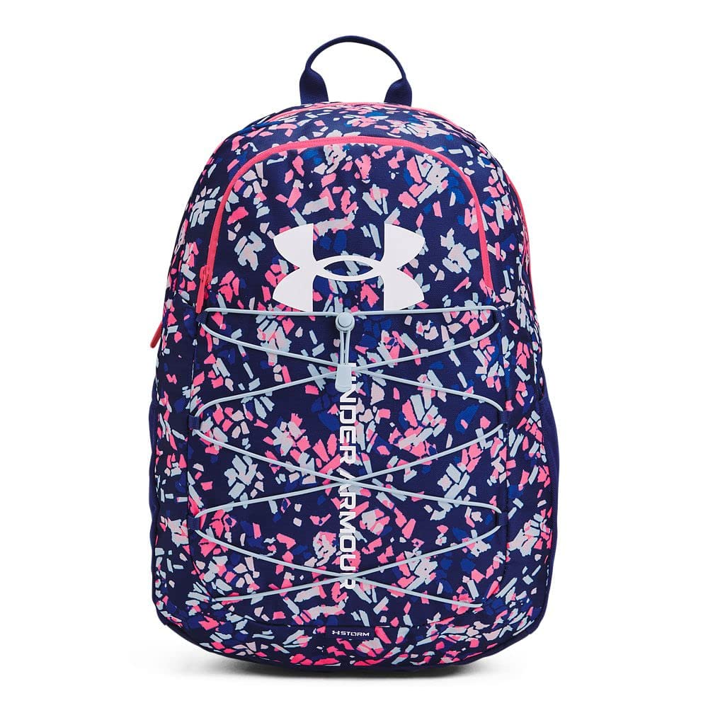 Under Armour Hustle Sport Backpack, Black/Silver