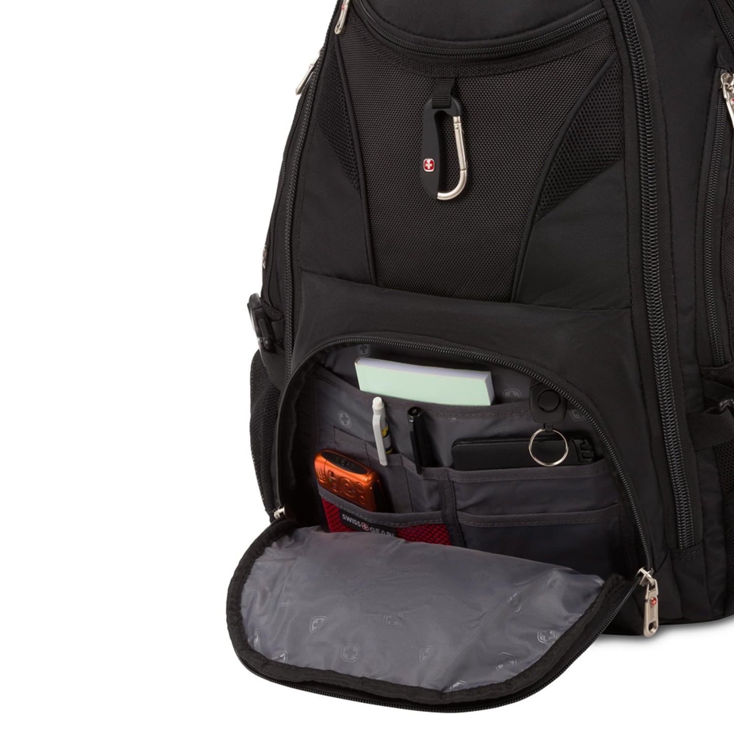 SwissGear 1900 ScanSmart TSA Laptop Backpack, 17" Black