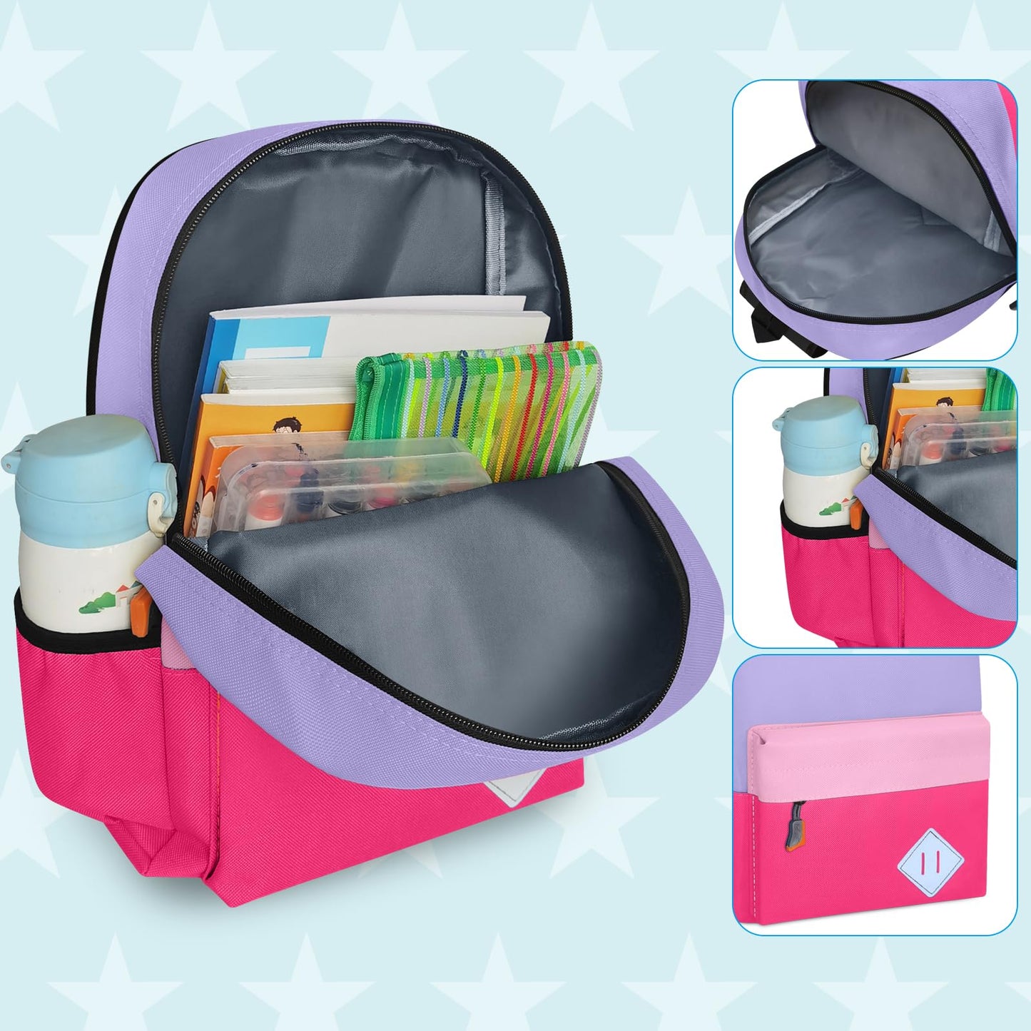Toddler Kids Backpack for Preschool, Treasure Blue