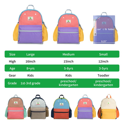 15 Inch Kids Backpack for School & Travel, Medium