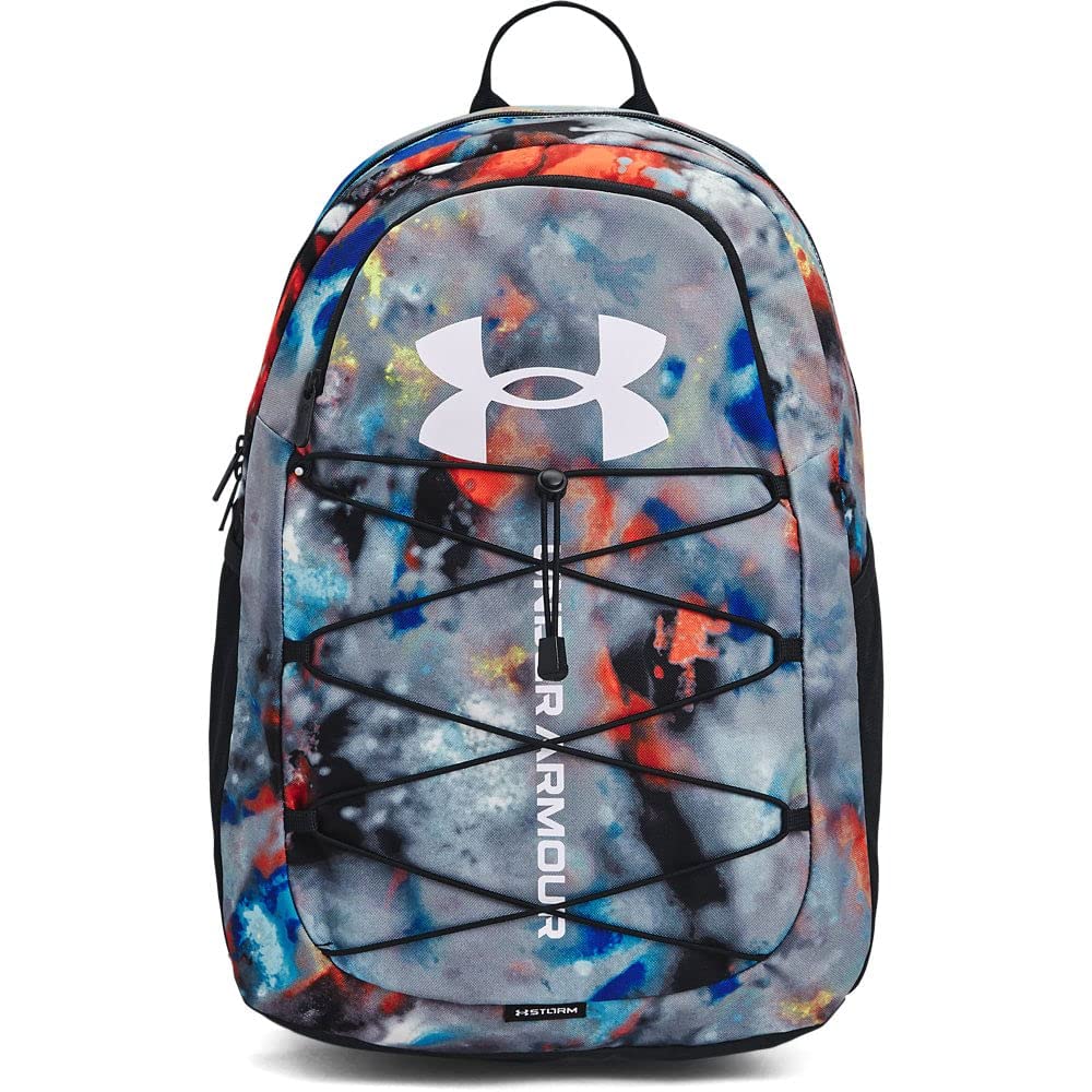 Under Armour Hustle Sport Backpack, Black/Silver
