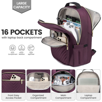 LOVEVOOK 17.3" Laptop Backpack for Women