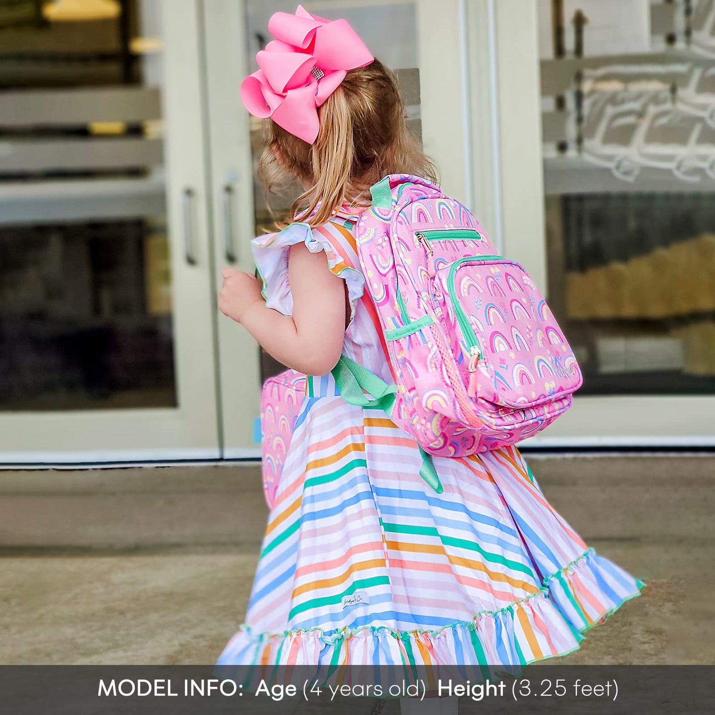 mibasies Girls Backpack 5-8: Lightweight Kids
